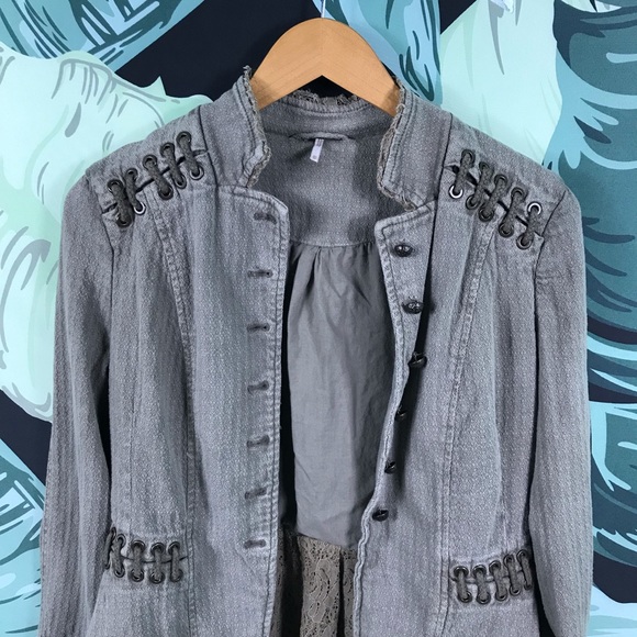 Free People | Military Lace Rope Jacket - Picture 5 of 8